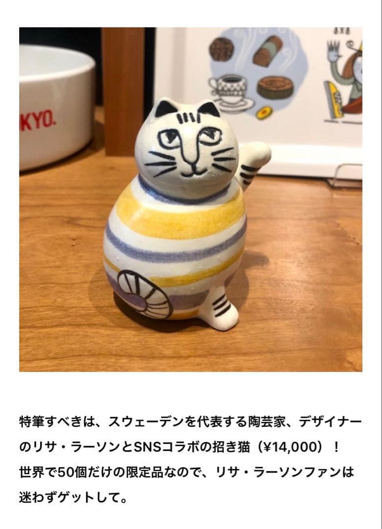 Lisa Larson cat 新品