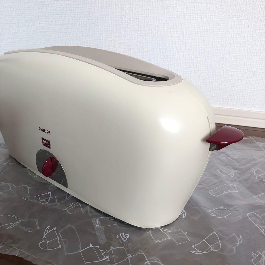 新品未使用【フィリップス × ALESSI ポップアップトースターHD2000】