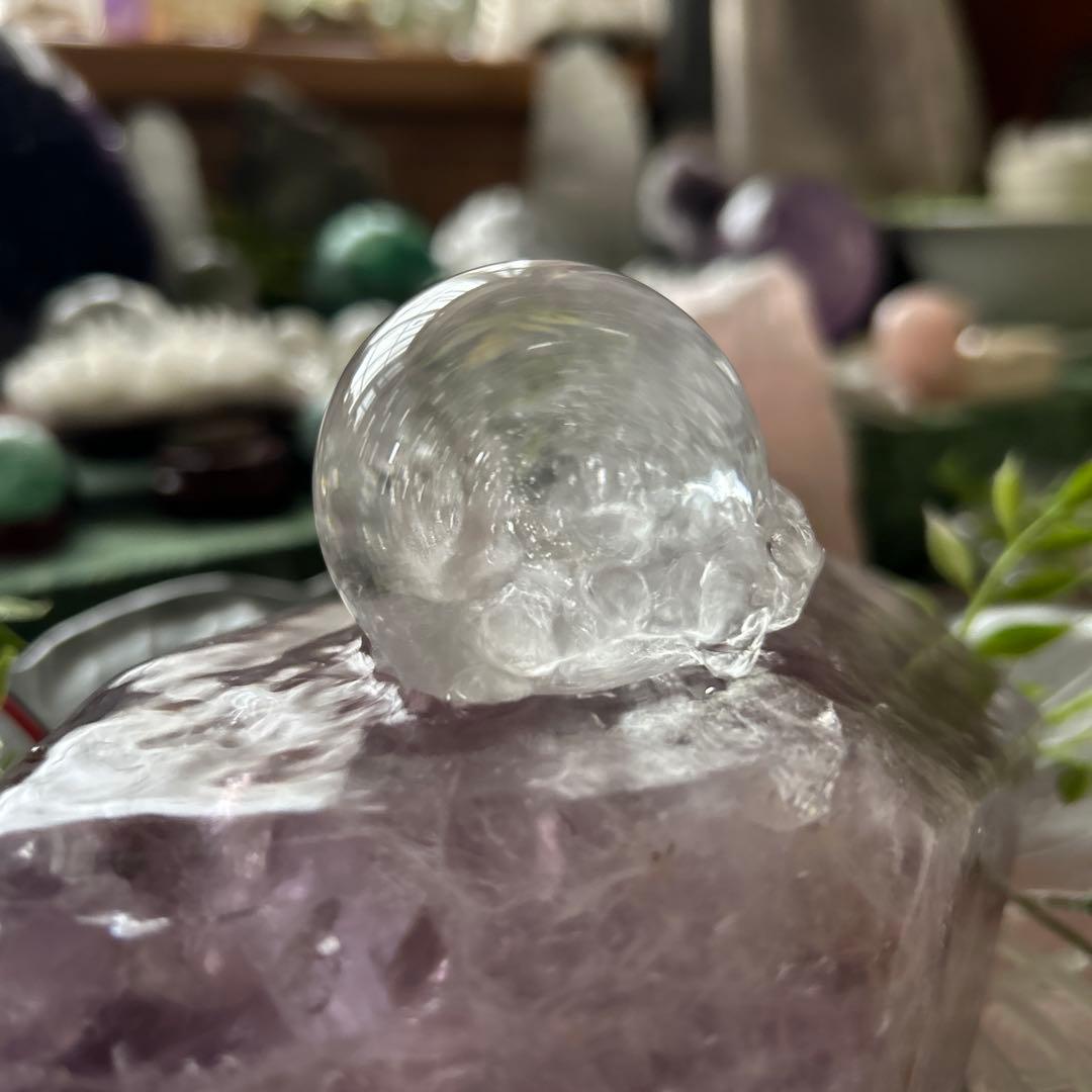 ✨破格✨絶品‼️アメジスト☆噴水☆天然石☆ファウンテン☆秘蔵品⭐︎高さ17㎝⭐︎レア⭐︎