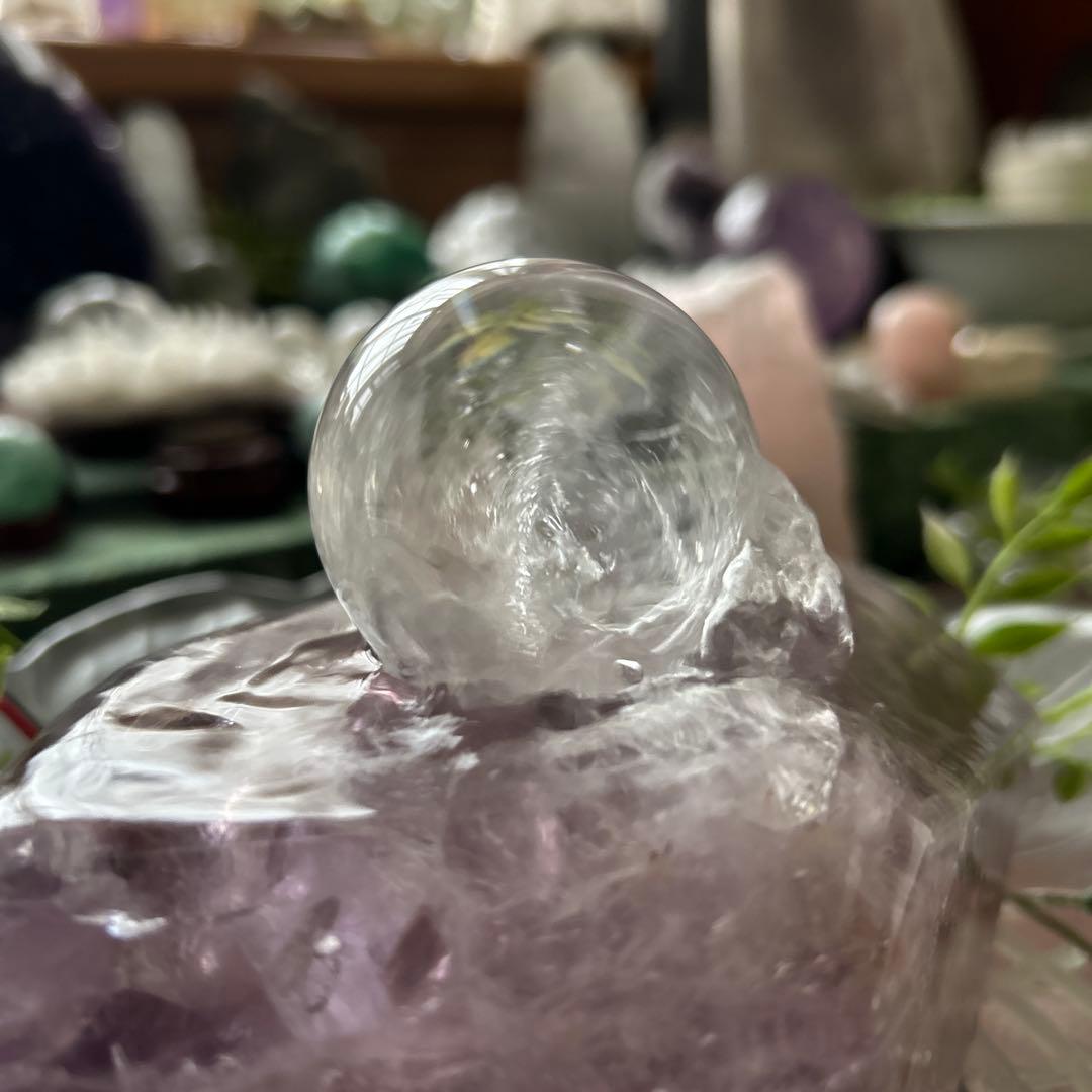 ✨破格✨絶品‼️アメジスト☆噴水☆天然石☆ファウンテン☆秘蔵品⭐︎高さ17㎝⭐︎レア⭐︎