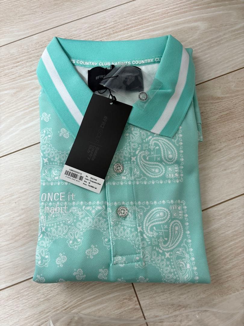 FR2GOLF ペイズリー ポロシャツ　沖縄限定　M