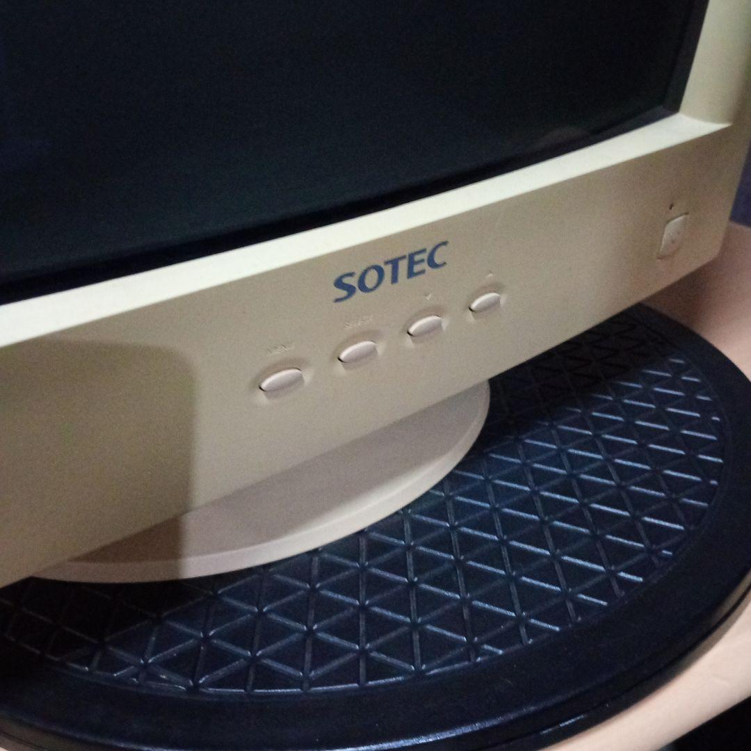 16013 SOTEC ソーテック CRTモニター ホワイト CF17R2