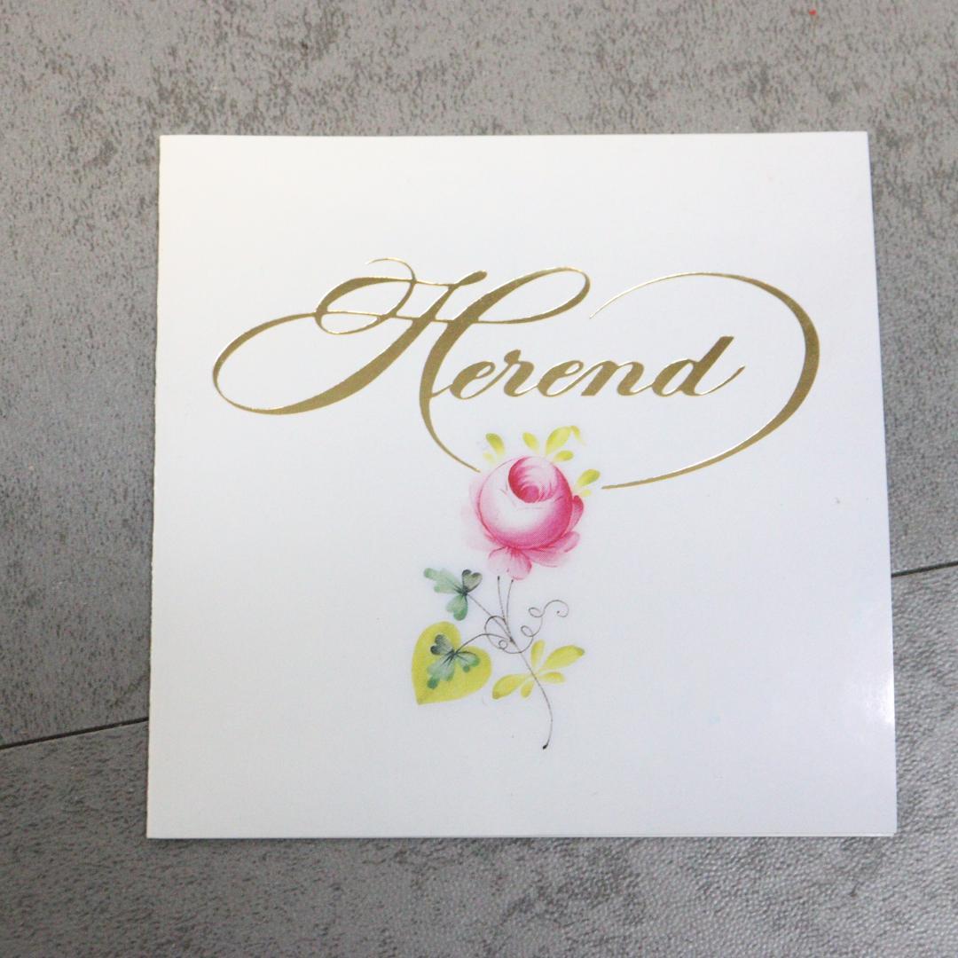 ◆ HEREND ヘレンド ウィーンの薔薇　ブタ　フィギュリン　箱付