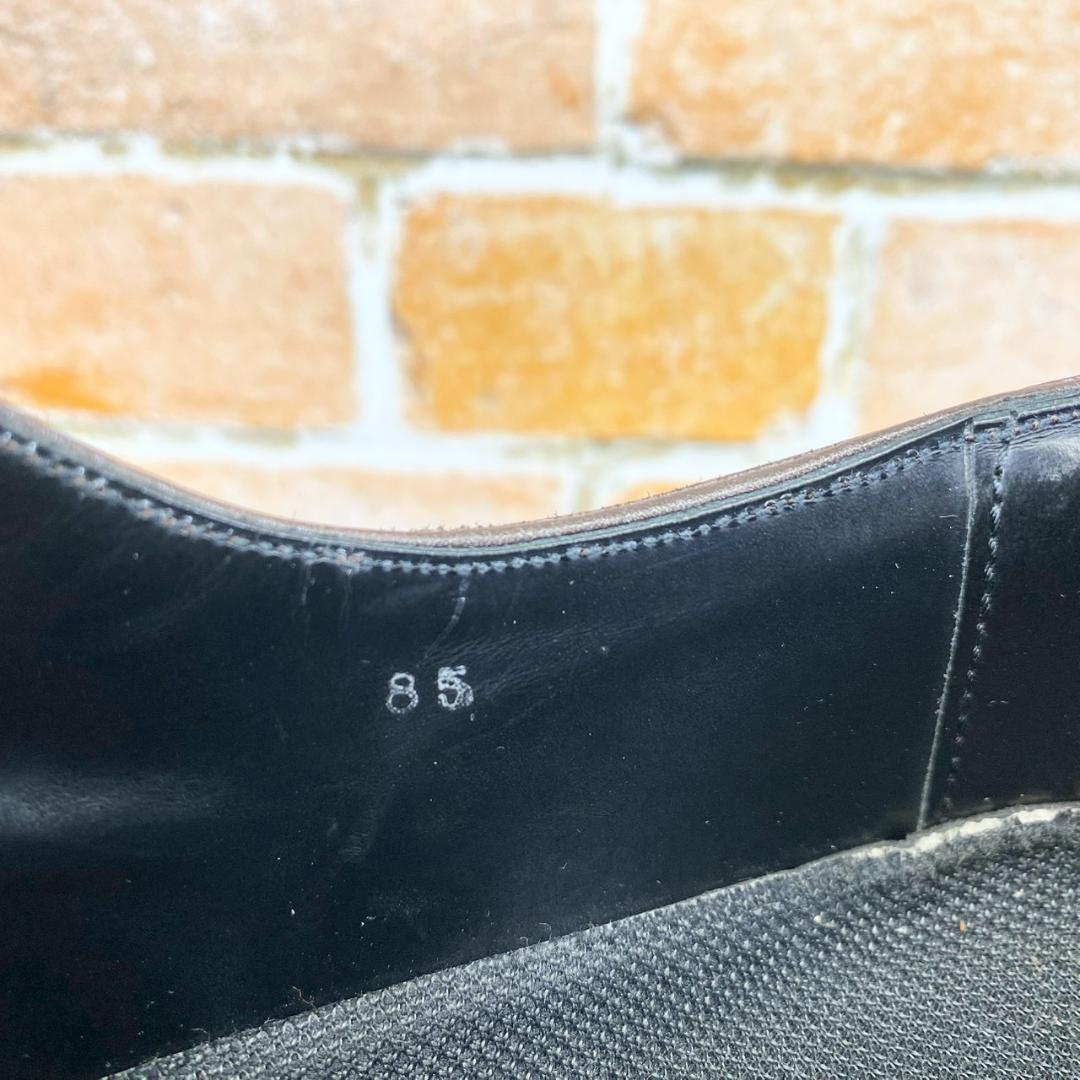 【人気メンズブランド革靴】WH ダークブラウン　プレーントゥ　85　27.0㎝