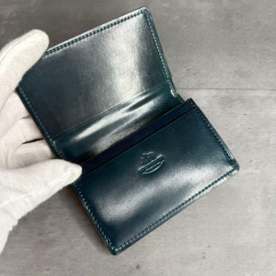 【極美品】COCOMEISTER シェルコードバン ヴァランテ 名刺入れ