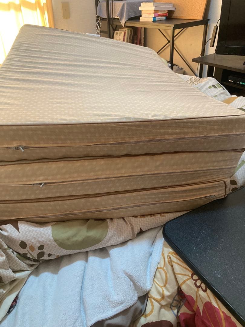 BODY ZERO マットレス 97×200×10 cm ベージュ