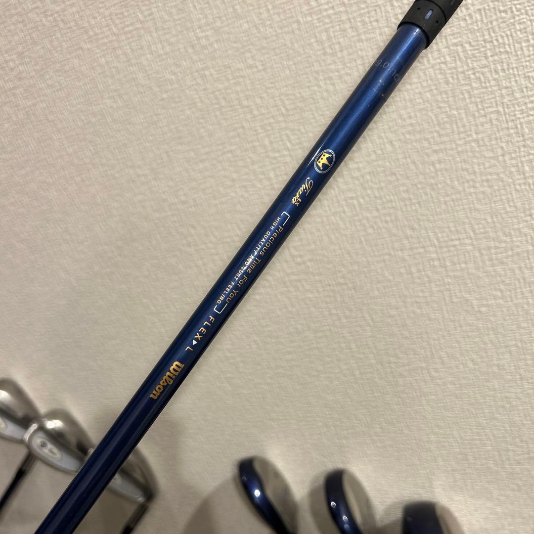 Tiara EXレディースL 9本　右利き　ウィルソン　ゴルフセット