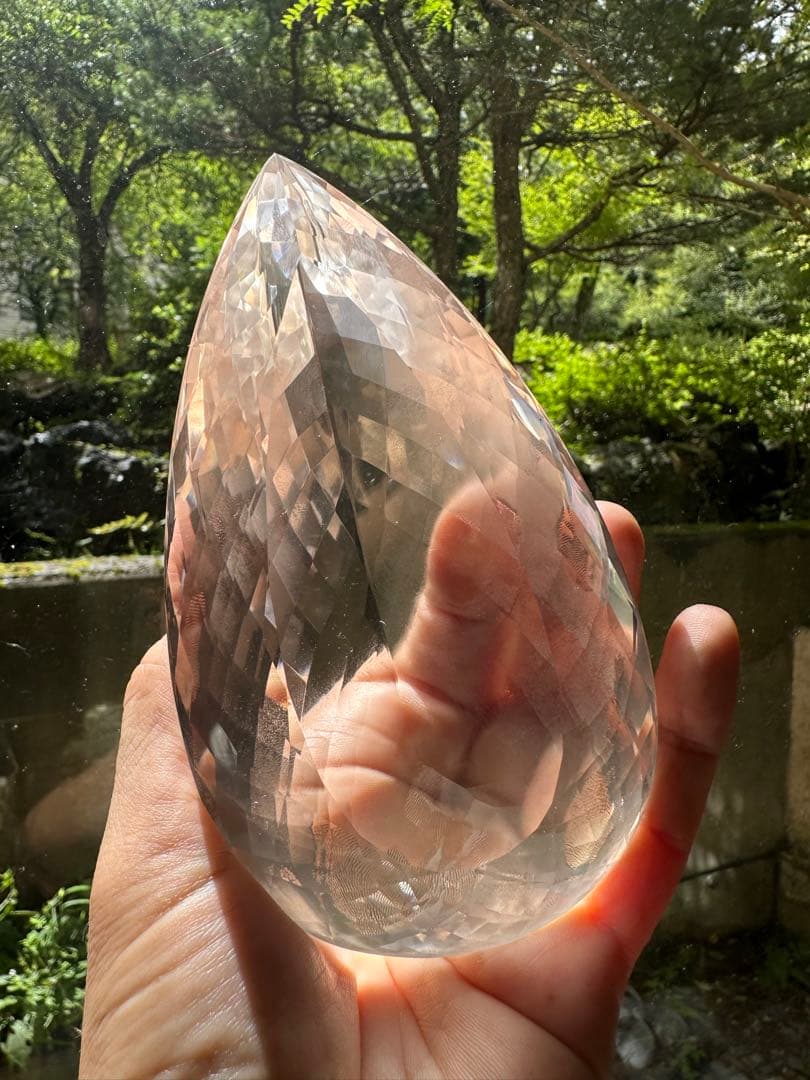 ファセットカットクリスタル（天然水晶）スーパークリア