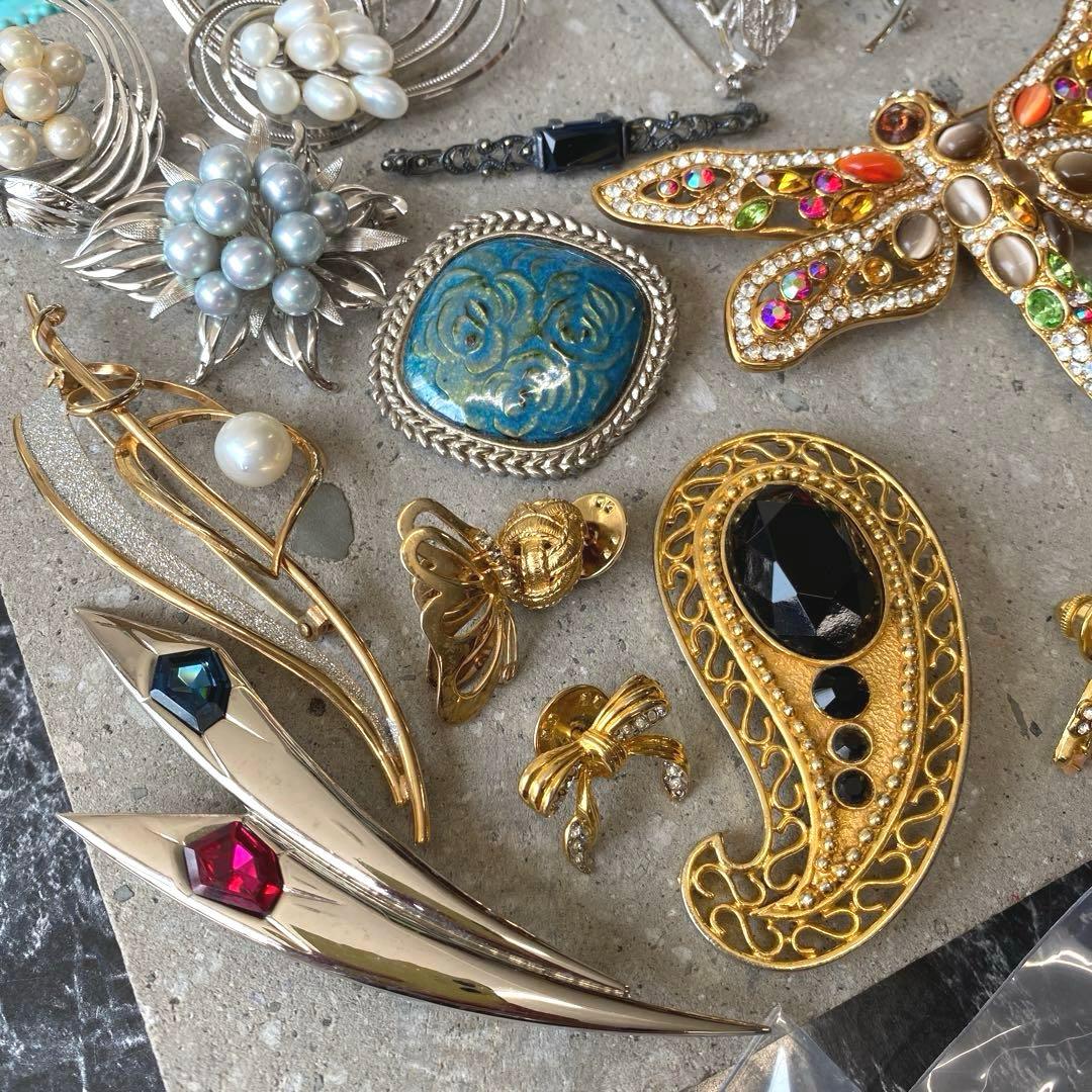 マジョリカ MAJORICA アクセサリー ブローチ おまとめ セット 33点