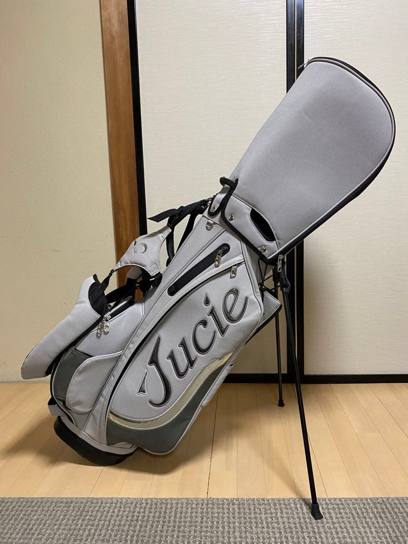 最終価格❗️jucie スタンド式キャディーバック➕シングルショルダー