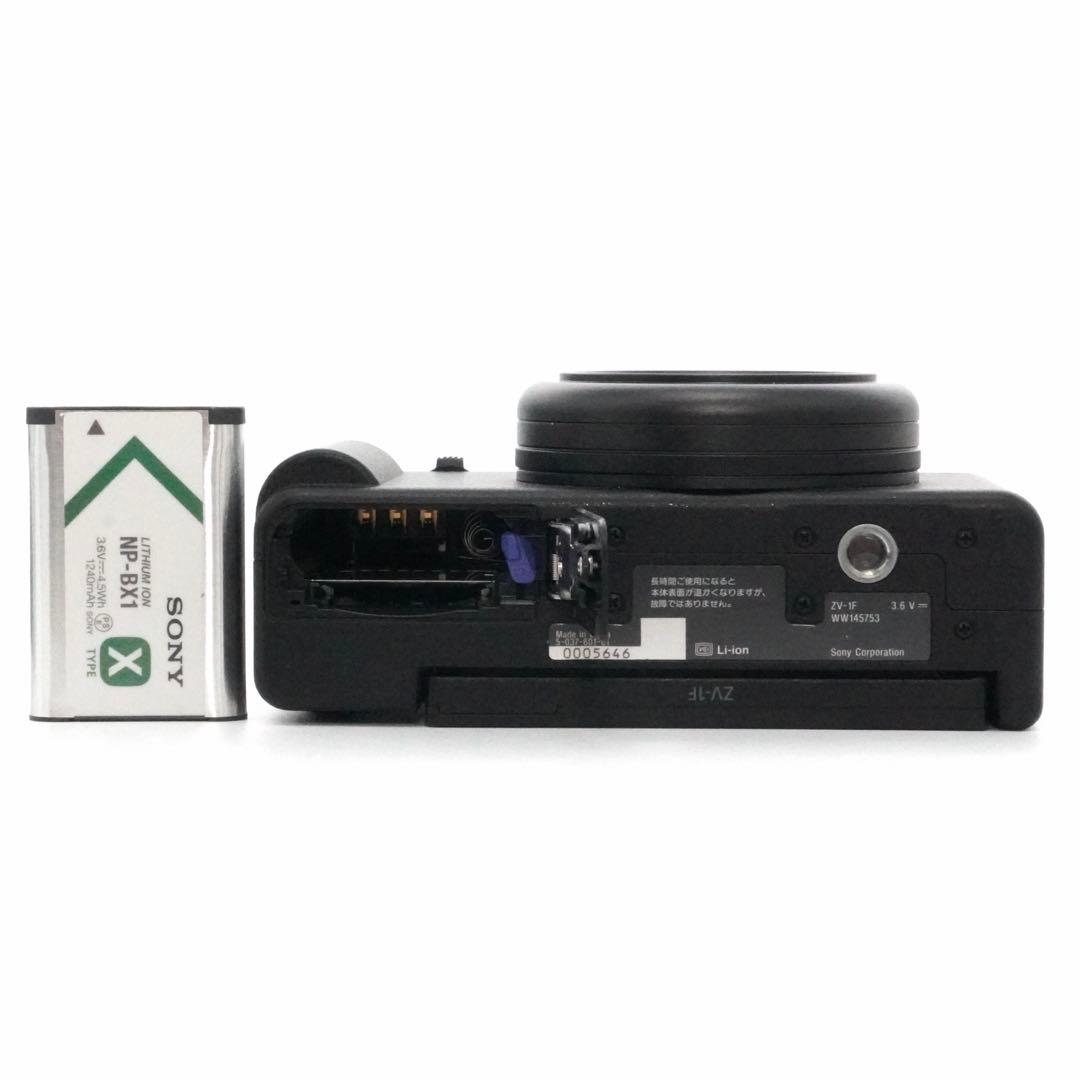 美品 SONY ソニー ZV-1F ブラック　メーカー保証アリ
