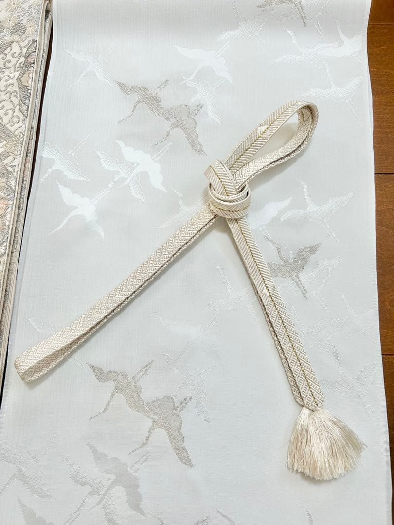 未使用　しつけ糸付き　豪華　総刺繍　正絹訪問着　フルセット4点　入学式　卒業式