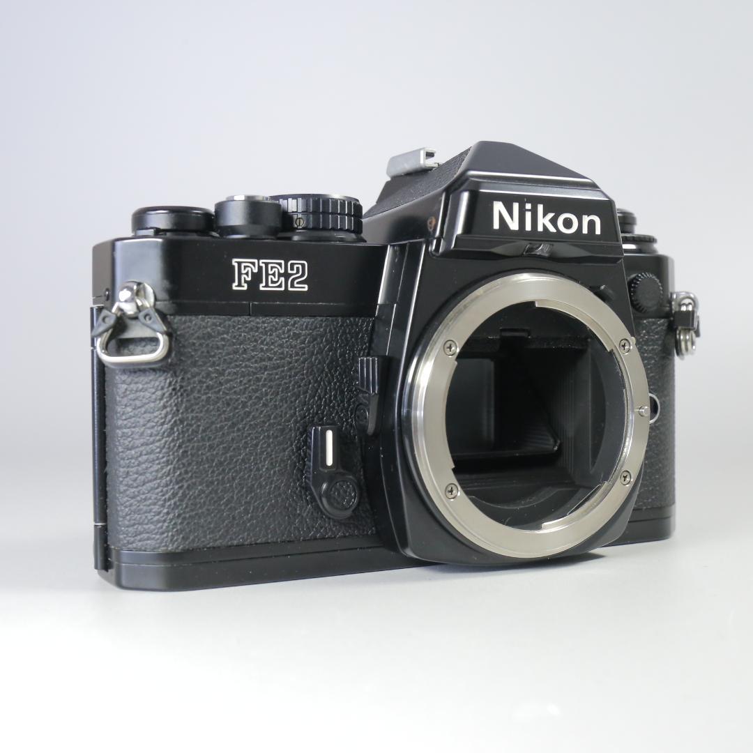 ☆完全動作☆極美品　Nikon FE2 ブラック　ケースおまけ＃271