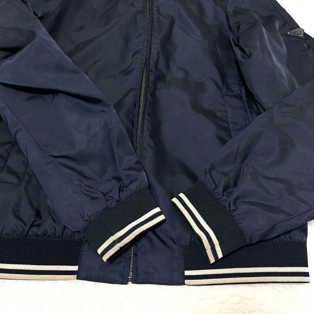 PRADA　プラダ　MA1　ボンバージャケット　ネイビー　ナイロンジャケット