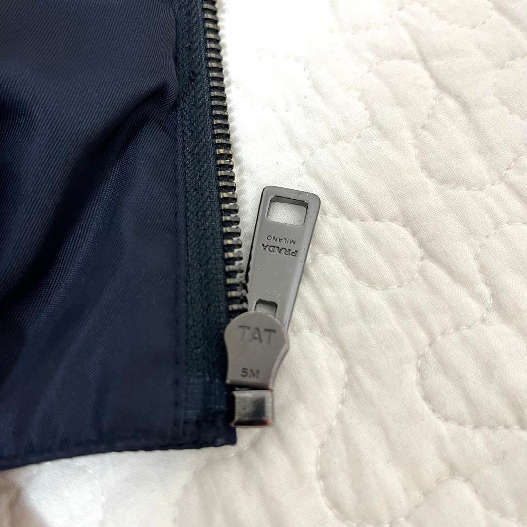 PRADA　プラダ　MA1　ボンバージャケット　ネイビー　ナイロンジャケット