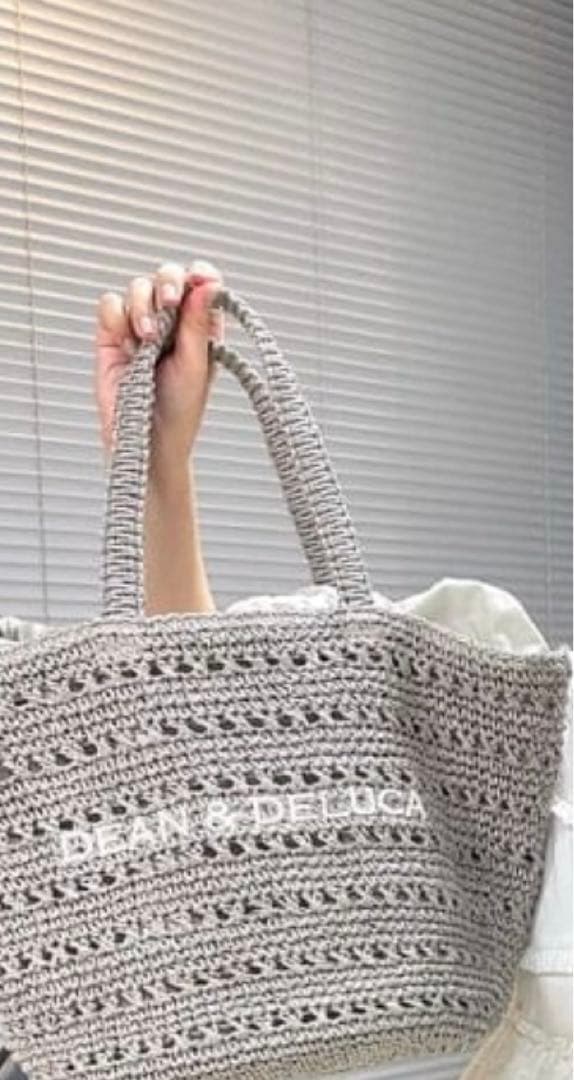 新品✨DEAN＆DELUCA クロッシェバスケットバッグM✨beamsコラボ