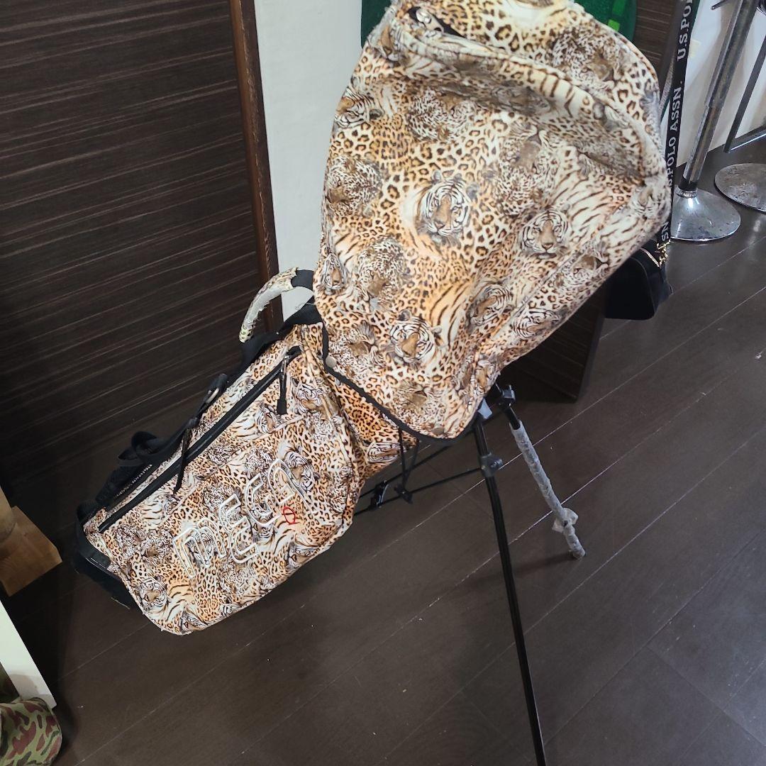 ゴルフバック レオパ－ドスタンドキャディーバック