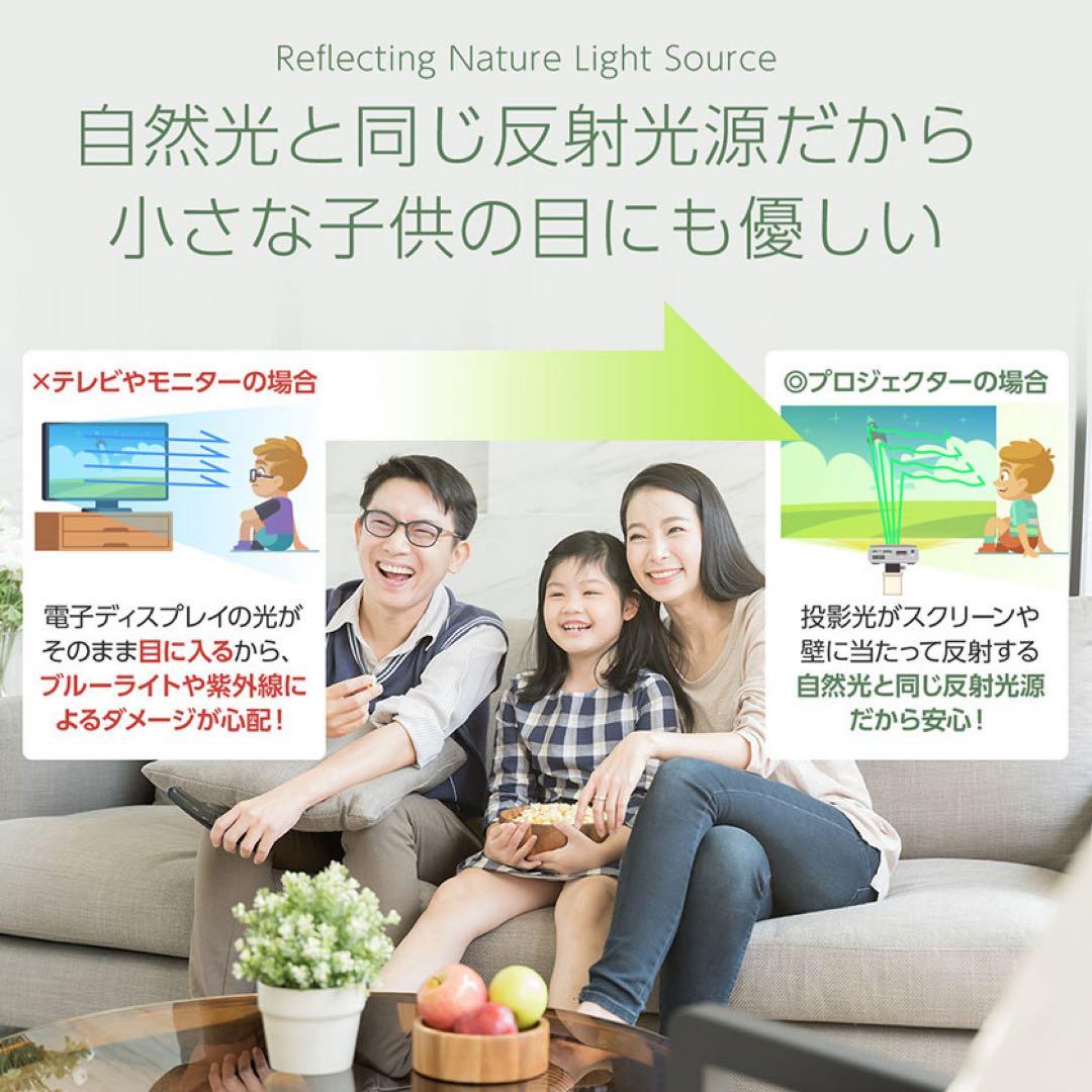 Youtube内蔵4K対応スマートミニモバイルプロジェクター