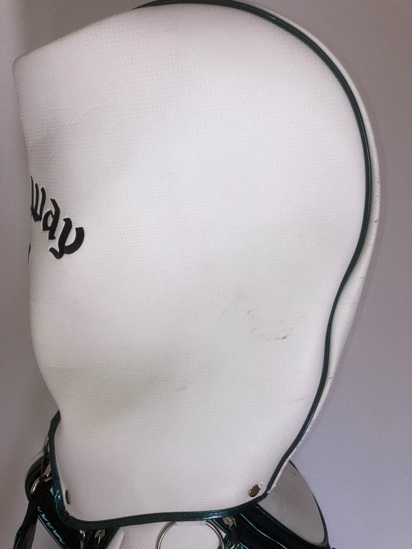 Callaway　キャロウェイ　キャディバッグ　カラー：ホワイト／ダークグリーン