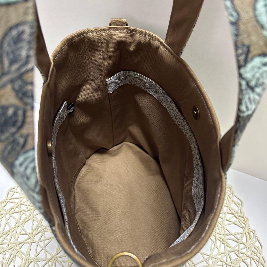 ミナペルホネン　オパール底トートバッグ　ハンドメイド