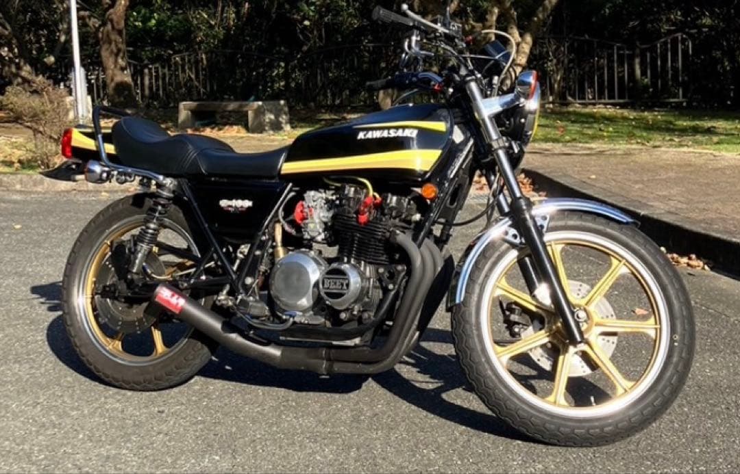 z400fx ヨシムラタイプ社外マフラー70Φ 旧車　Z400J