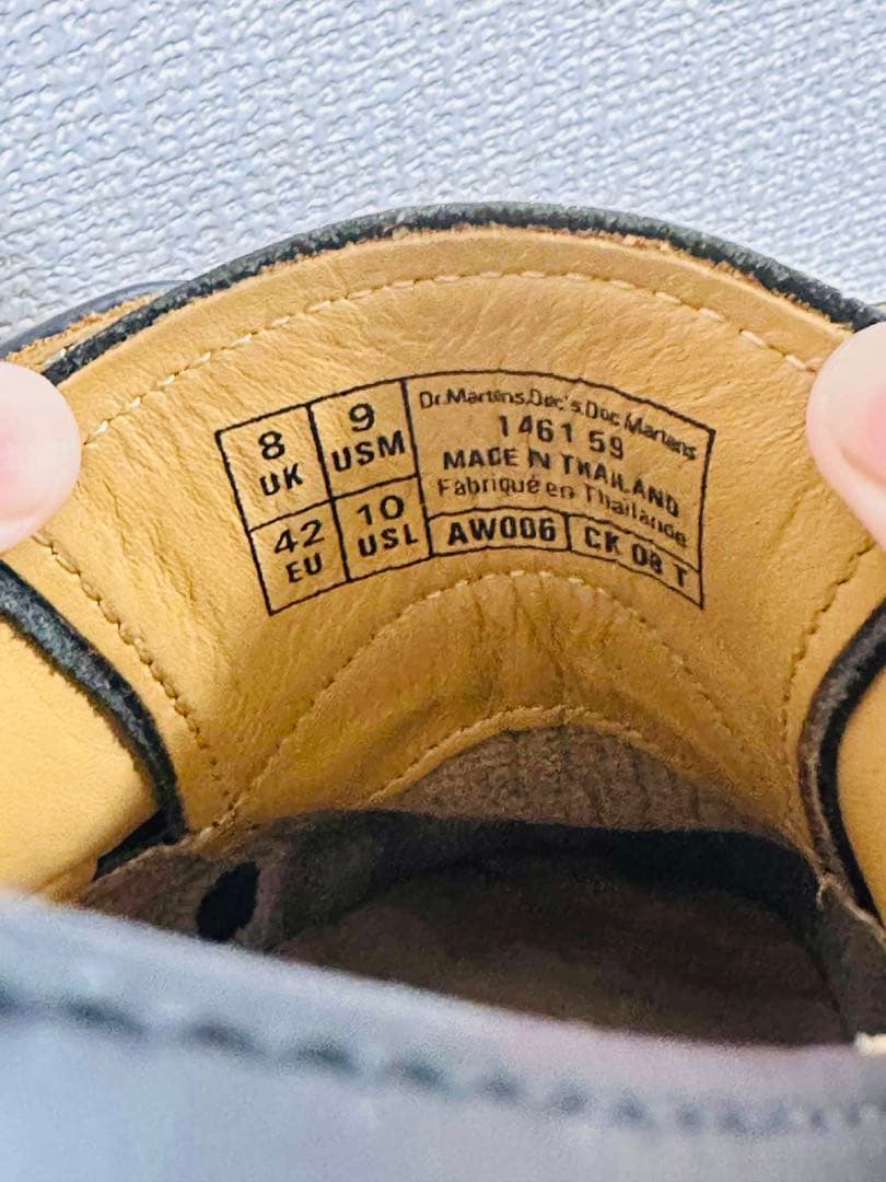 Dr.Martens 1461 3ホールシューズ UK 8(9USM) ブラック