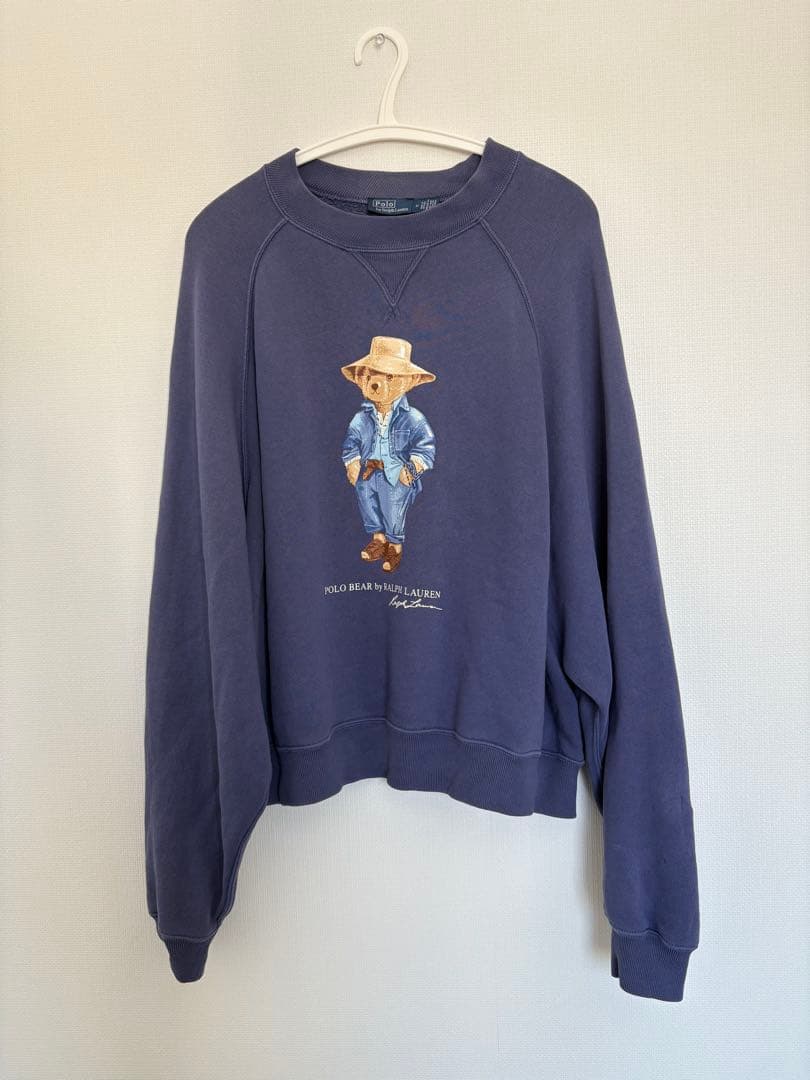 Polo ベア / オーバーサイズ フリース クルーネック