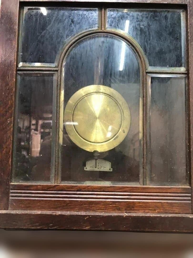 【送料無料】昭和13年製 矢野時計製作所 壁掛け 振り子時計 251105