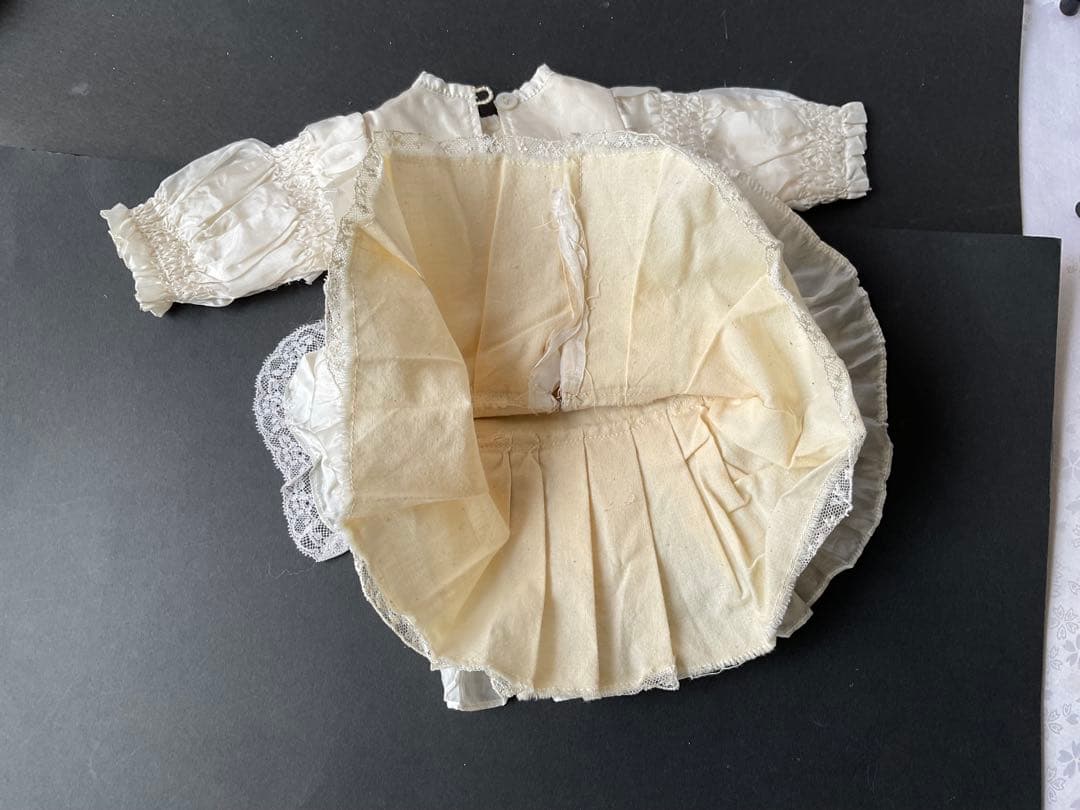 専用　市松人形　ビスク市松人形　ビンテージドレス着抱き市松人形