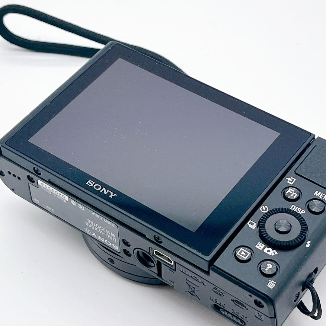【極美品】SONY Cyber-shot DSC-WX500 ブラック コンデジ