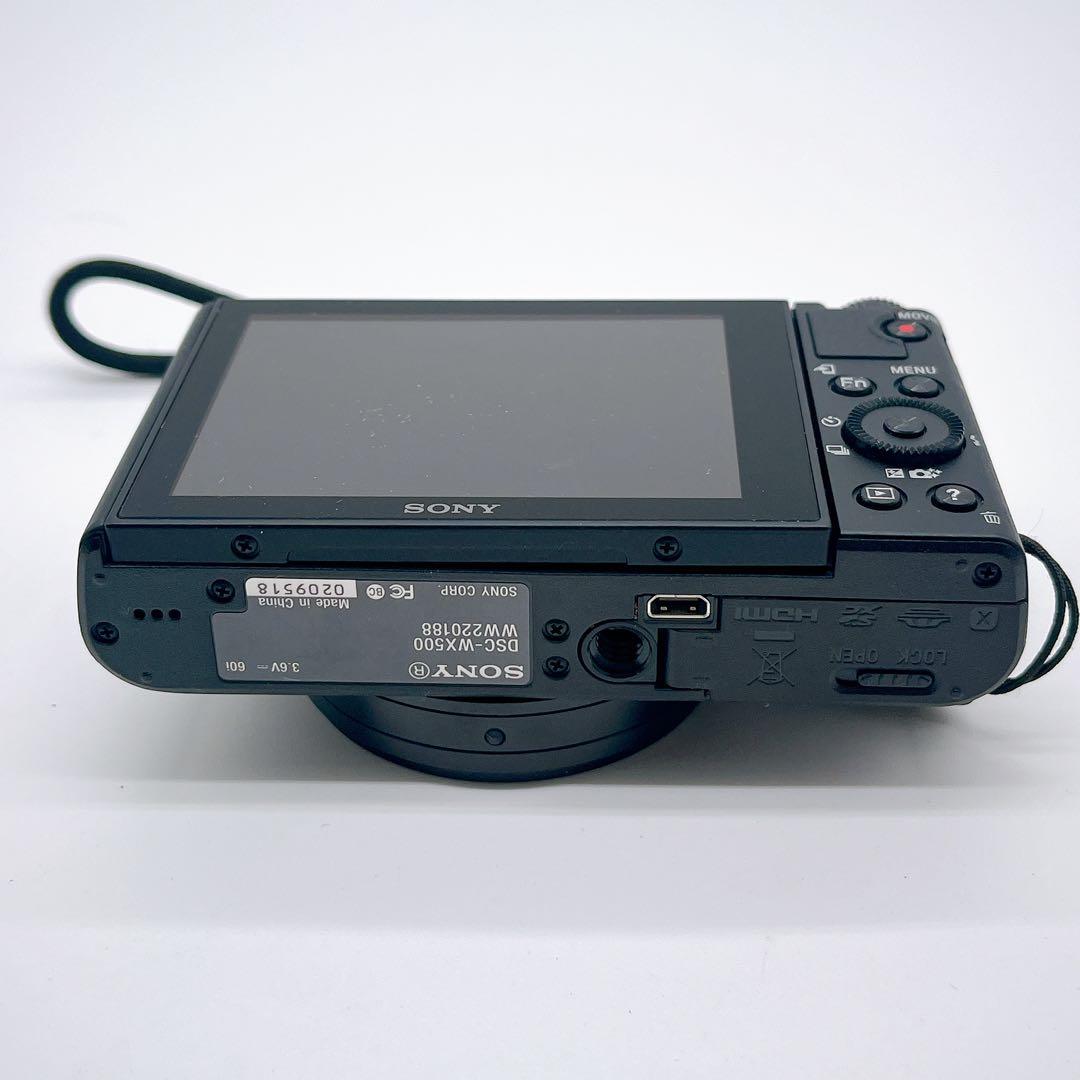 【極美品】SONY Cyber-shot DSC-WX500 ブラック コンデジ