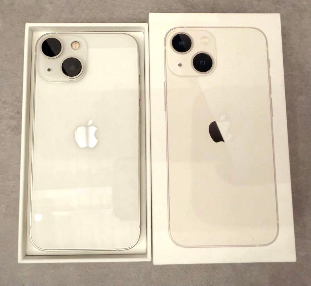 値下美品　Apple iPhone 13 mini スターライト　SIM フリー