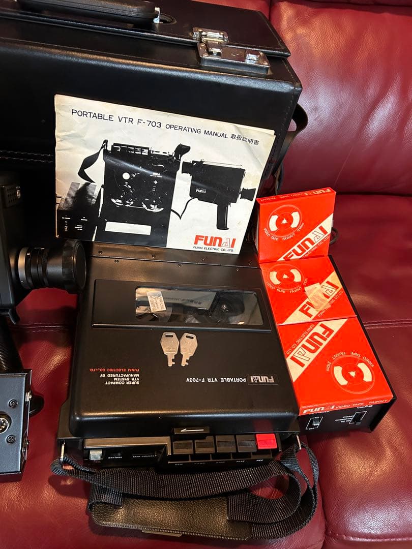 フナイ ポータブル VTR F-703V レトロ　カメラ