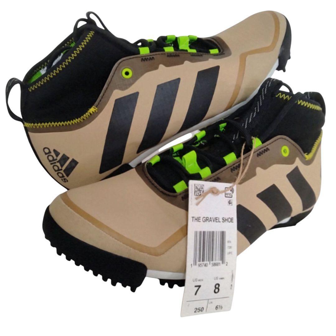 25cm 新品未使用✨ アディダス グラベル サイクリングシューズ ロードバイク