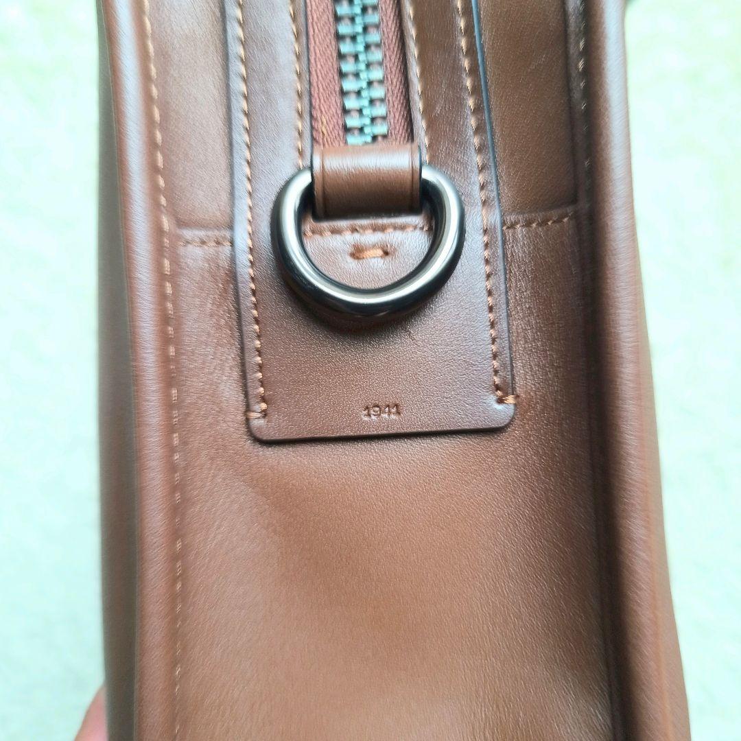 コーチ　ローグ　ブリーフ　ビジネスバッグ　グラブタンレザー　高級ライン