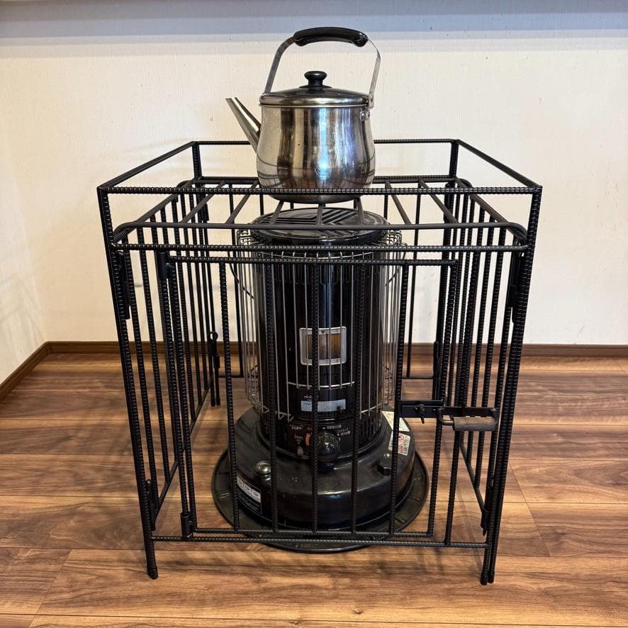 トヨトミ対流型石油ストーブ KS-67H対応 ストーブガード異形鉄筋無