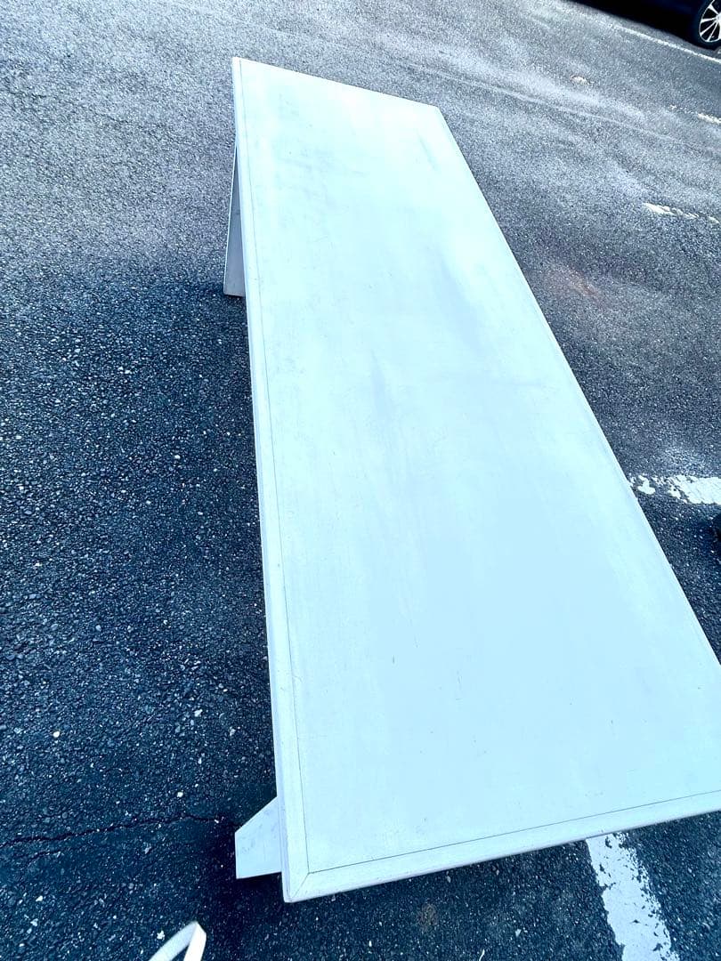 【業務用仕様】平台 テーブル ホワイト 白木 1800×600 陳列什器