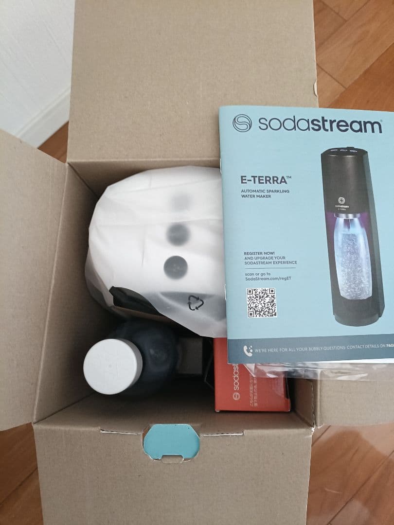 予備シリンダー有 sodastream E-TERRA ソーダストリーム イーテ