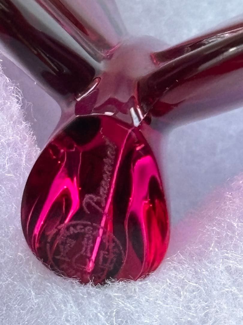 Baccarat バカラ　蝶の置物