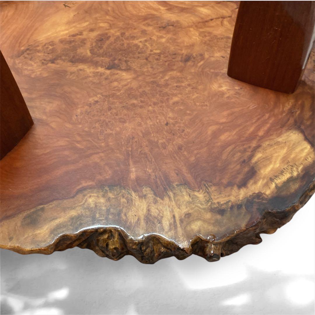 ✨送料込み✨ 花梨 座卓 一枚板 テーブル 天然木 高級 84cm×76cm