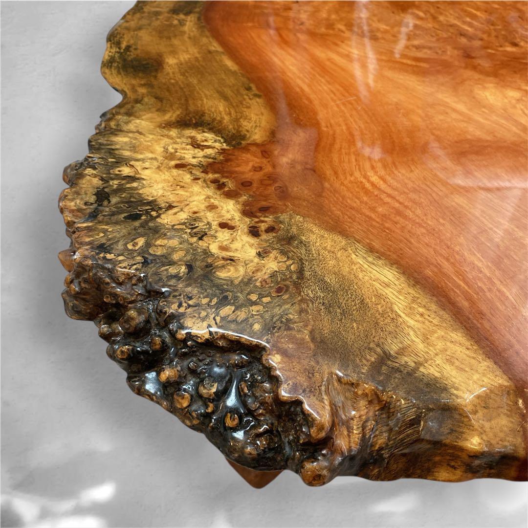 ✨送料込み✨ 花梨 座卓 一枚板 テーブル 天然木 高級 84cm×76cm