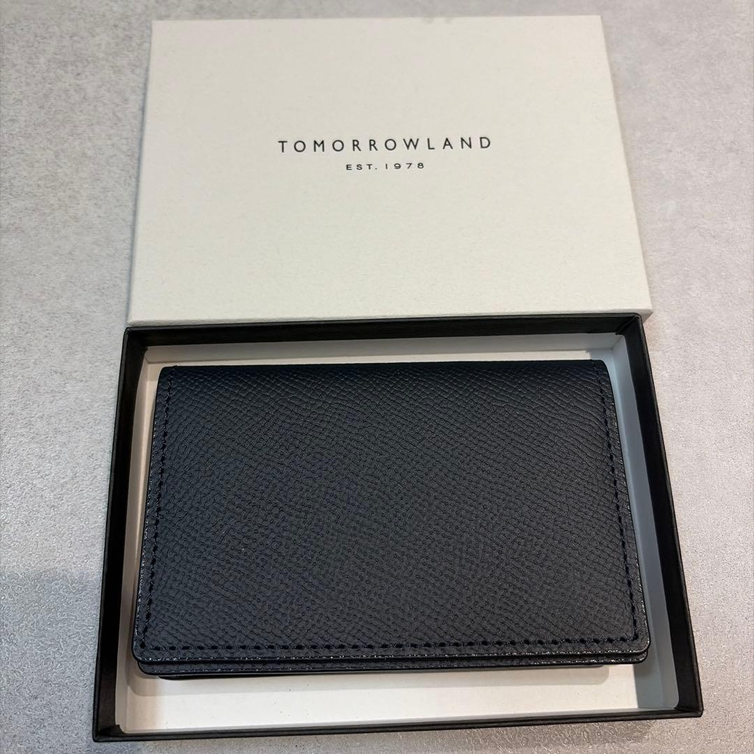 TOMORROWLAND ネイビー　名刺入れ