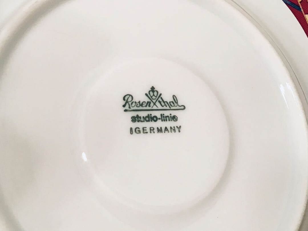 1980s ローゼンタール カップ＆ソーサー スオミ ゴールドライン 6客セット