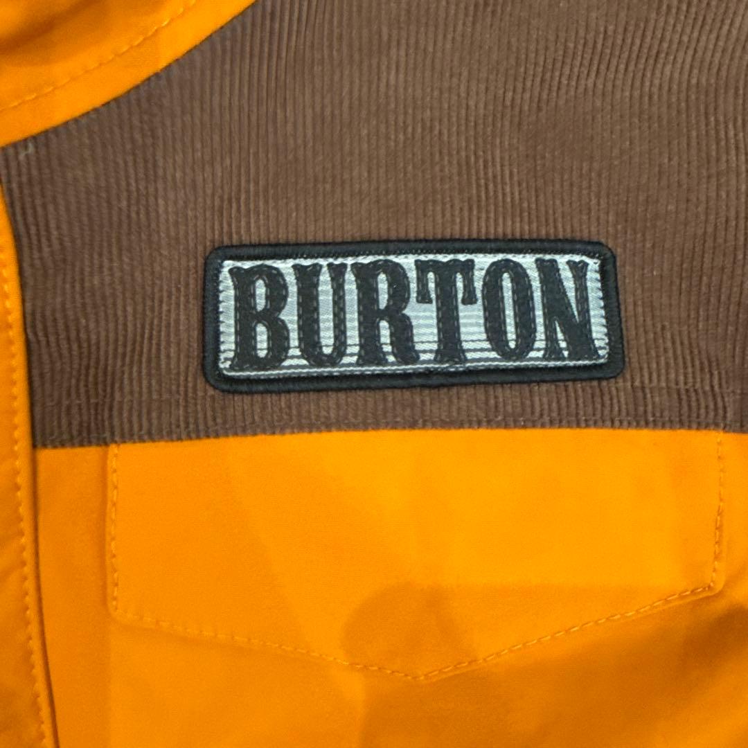 【美品】BURTON キッズ フード付きジャケット オレンジ