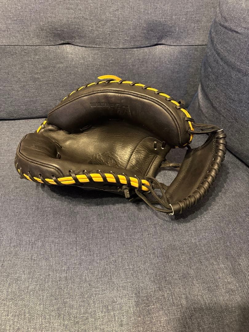 あ*あ様 【鬼型付け】未使用品ハタケヤマHATAKEYAMA軟式用キャッチャーミ