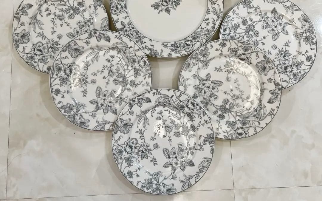 フローラル食器セット　5人分セット