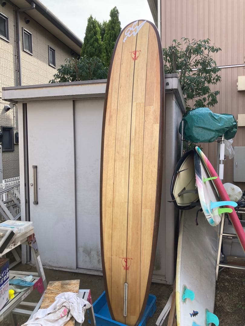 ❶希少バルサロングボード、シングル、290.湘南海岸周辺手渡し