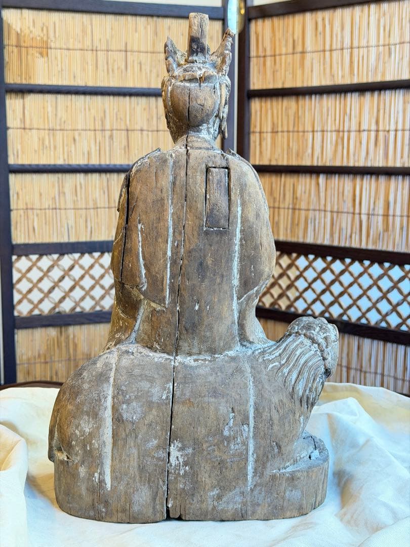 時間限定値下げ仏像　木彫り　年代物