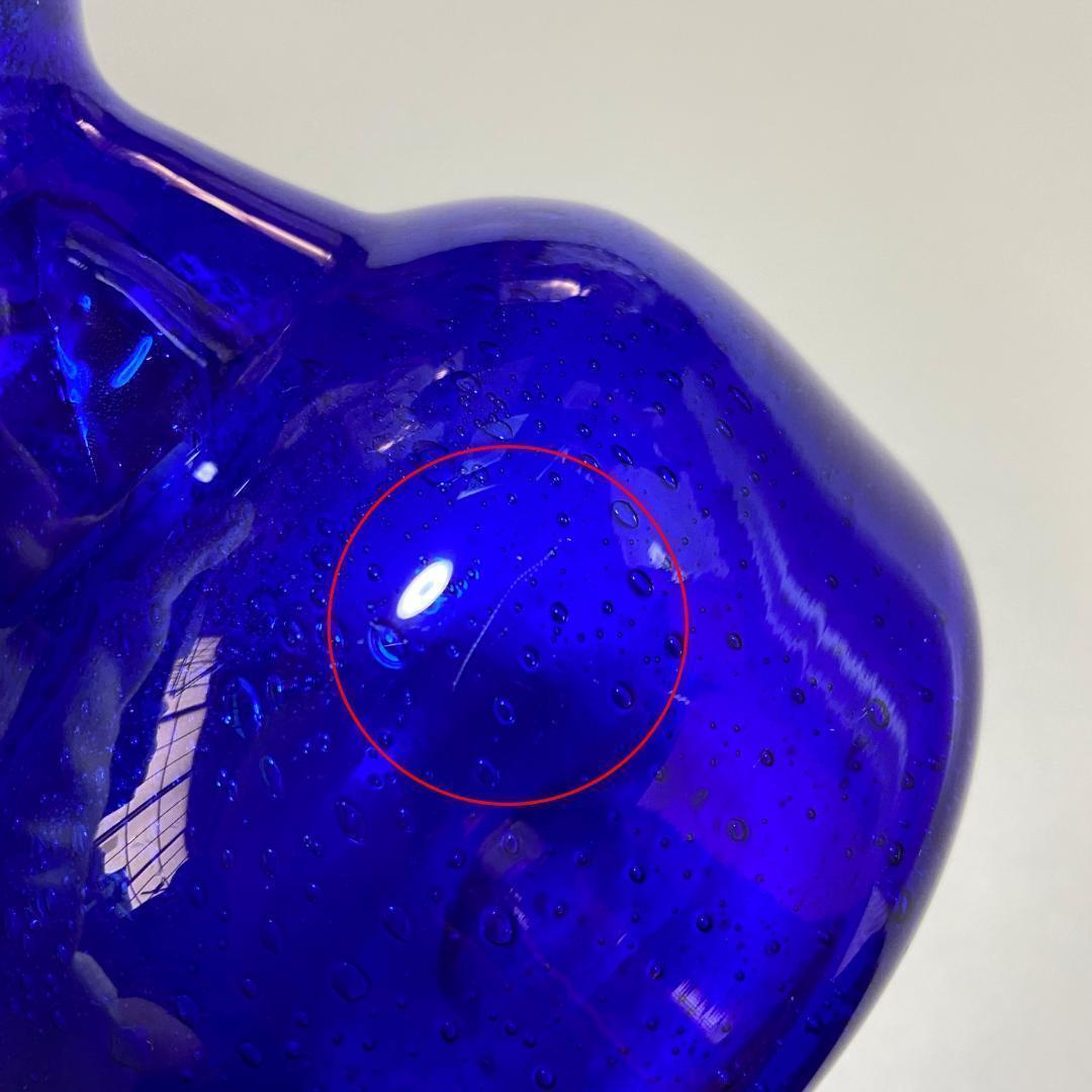 エリックホグラン BODA 北欧 ガラス ヴィンテージ 花瓶 高さ11cm F