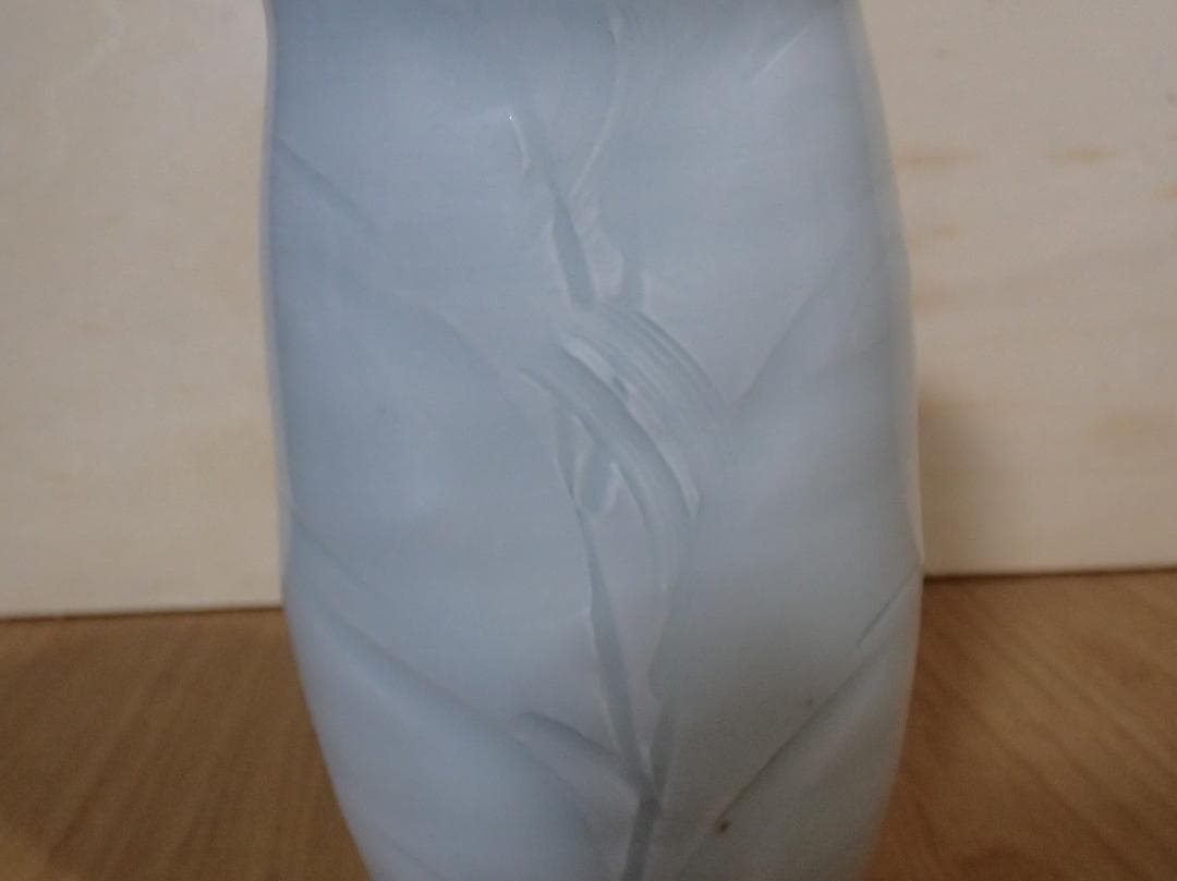 茶道　掛花入 青磁　島田文雄　花入れ